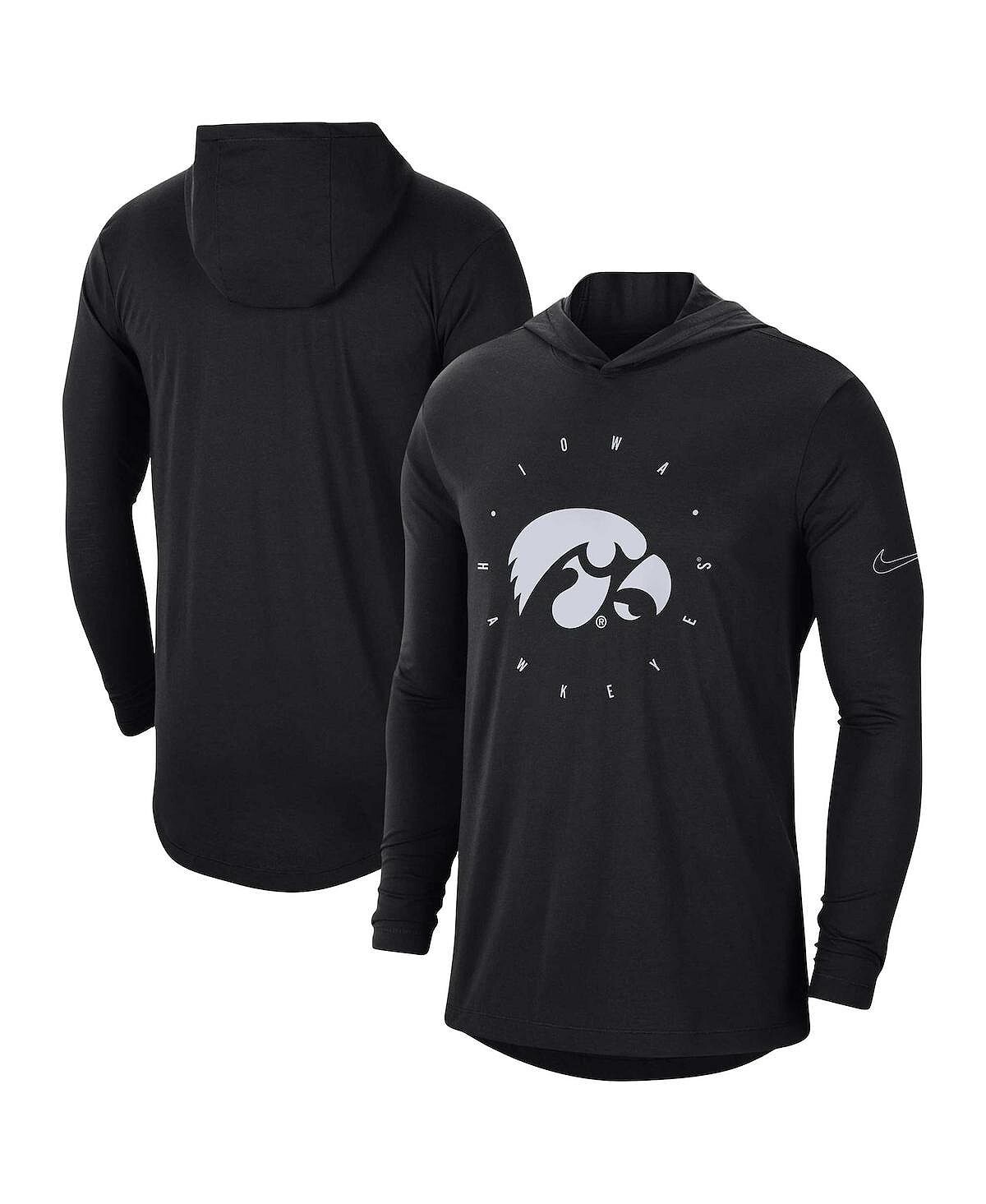 Мужская черная футболка с капюшоном и длинными рукавами Iowa Hawkeyes Campus Tri-Blend Performance Nike
Мужская черная футболка с капюшоном и длинными рукавами Iowa Hawkeyes Campus Tri-Blend Performance Nike
