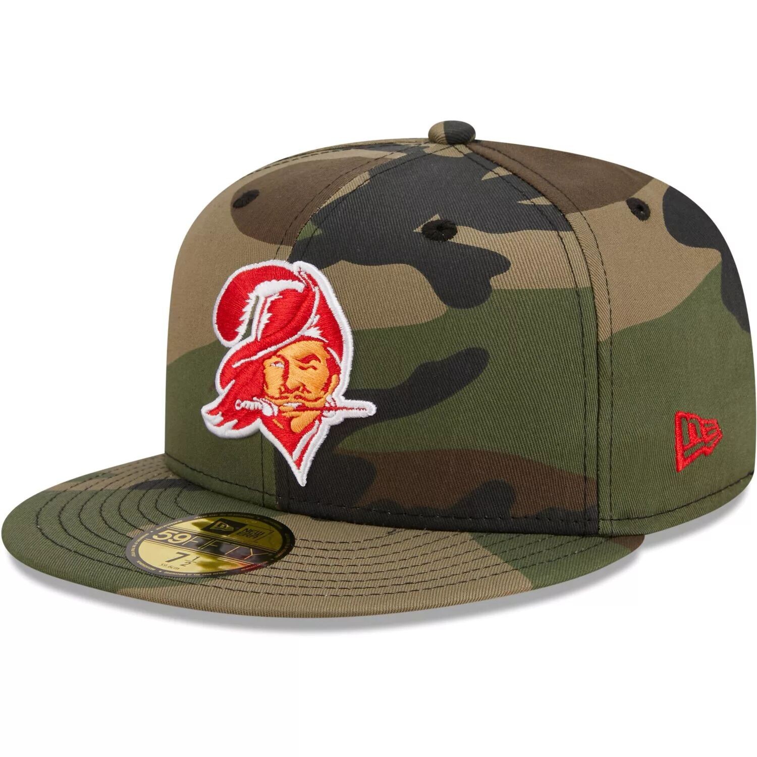 Мужская облегающая шляпа New Era Camo Tampa Bay Buccaneers Historic Woodland 59FIFTY
Мужская облегающая шляпа New Era Camo Tampa Bay Buccaneers Historic Woodland 59FIFTY
