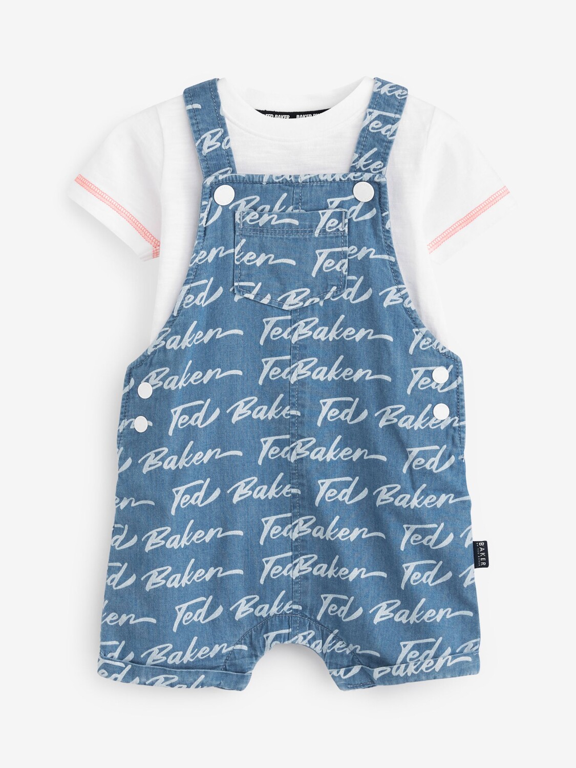 Комплект из шамбре Dunagree и боди с принтом логотипа Ted Baker Baby Abner, синий/разноцветный
Комплект из шамбре Dunagree и боди с принтом логотипа Ted Baker Baby Abner, синий/разноцветный