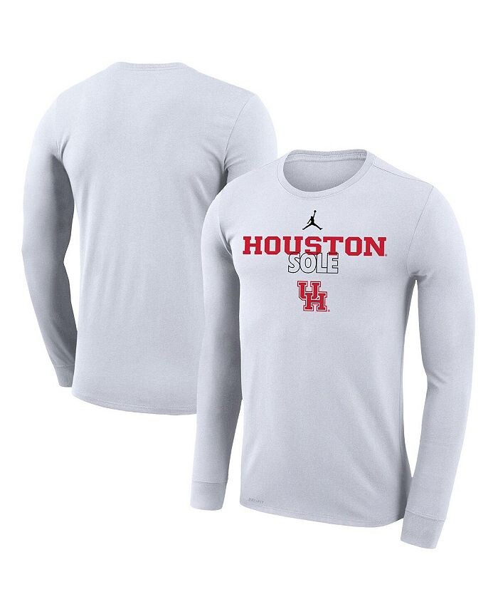 Мужская брендовая белая футболка с длинным рукавом Houston Cougars On Court Bench Jordan, белый
Мужская брендовая белая футболка с длинным рукавом Houston Cougars On Court Bench Jordan, белый