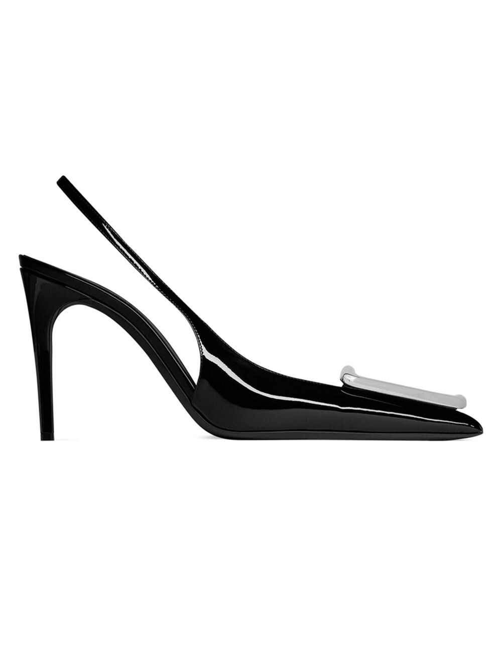 Туфли-лодочки Avenue с ремешком на пятке из лакированной кожи Saint Laurent, черный
Туфли-лодочки Avenue с ремешком на пятке из лакированной кожи Saint Laurent, черный