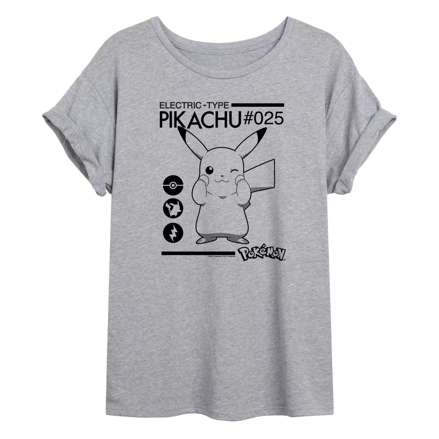 Детская футболка большого размера с рисунком Pokémon Electric Type Licensed Character
Детская футболка большого размера с рисунком Pokémon Electric Type Licensed Character