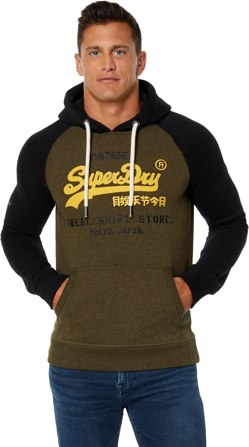 Толстовка Vintage Logo Heritage с регланами Superdry, цвет Black/Olive Marl
Толстовка Vintage Logo Heritage с регланами Superdry, цвет Black/Olive Marl