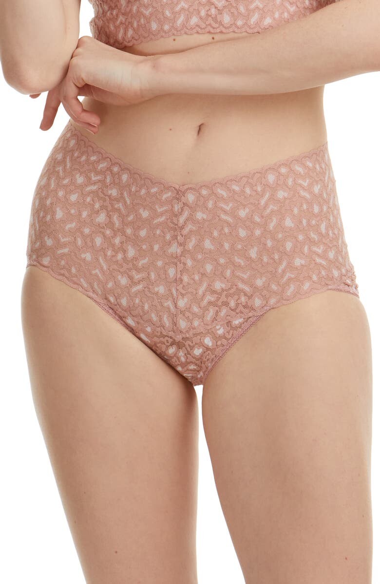Кружевное бикини в стиле ретро с леопардовым принтом X-Dye HANKY PANKY, Коричневый
Кружевное бикини в стиле ретро с леопардовым принтом X-Dye HANKY PANKY, Коричневый