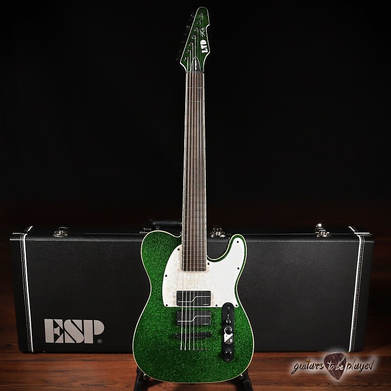 Электрогитара ESP LTD SCT-607B Stephen Carpenter 7-String Baritone w/ Case – Green Sparkle
Электрогитара ESP LTD SCT-607B Stephen Carpenter 7-String Baritone w/ Case – Green Sparkle
