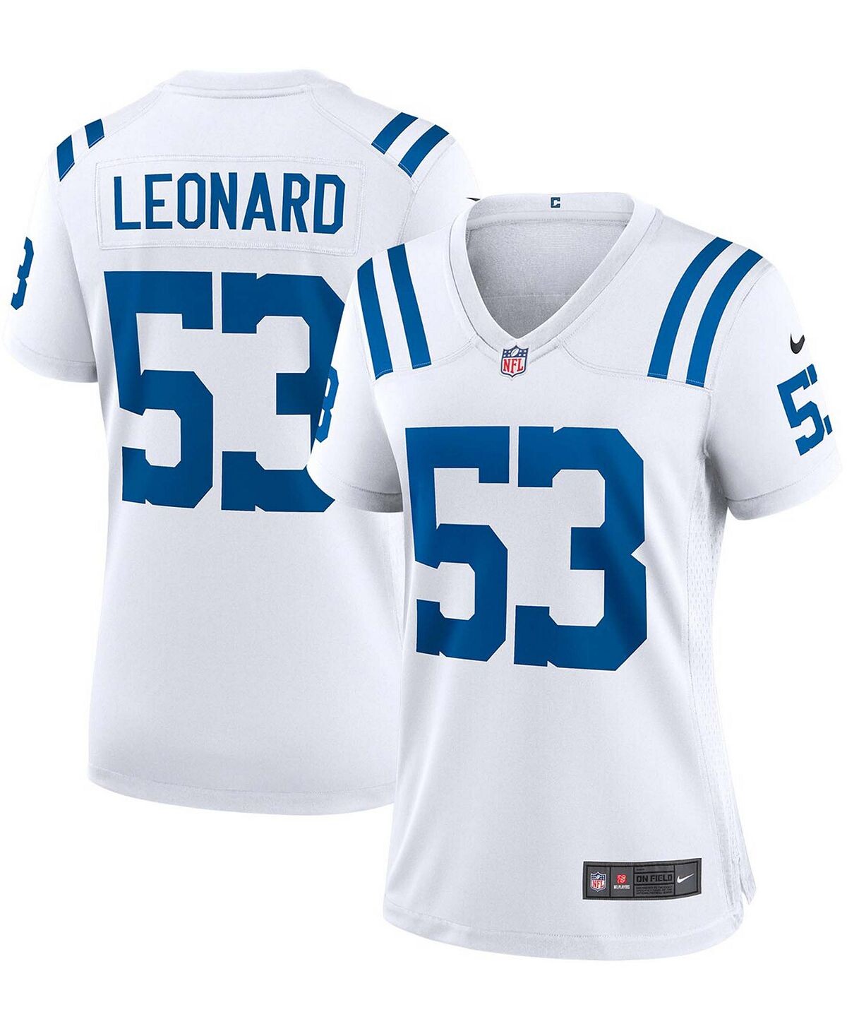 Женская футболка Darius Leonard White Indianapolis Colts Game Player Nike, белый
Женская футболка Darius Leonard White Indianapolis Colts Game Player Nike, белый