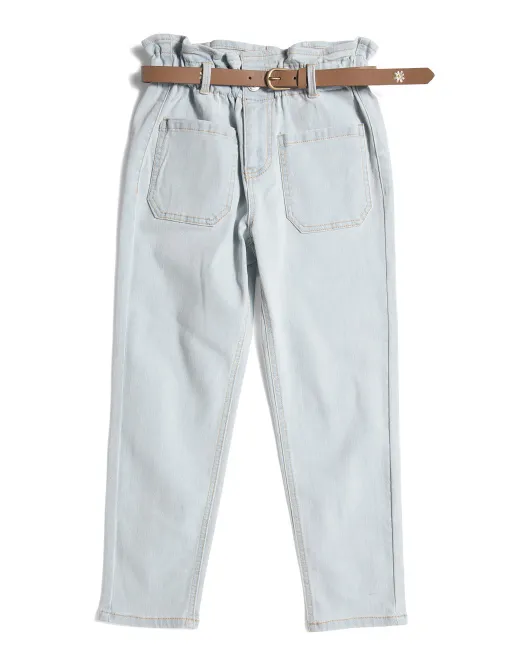 Джинсы Mini Mom Fit для больших девочек с накладными карманами и поясом Vigoss, цвет Denim
Джинсы Mini Mom Fit для больших девочек с накладными карманами и поясом Vigoss, цвет Denim