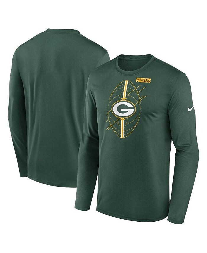 Мужская зеленая футболка с длинным рукавом Green Bay Packers Legend Icon Nike, зеленый
Мужская зеленая футболка с длинным рукавом Green Bay Packers Legend Icon Nike, зеленый