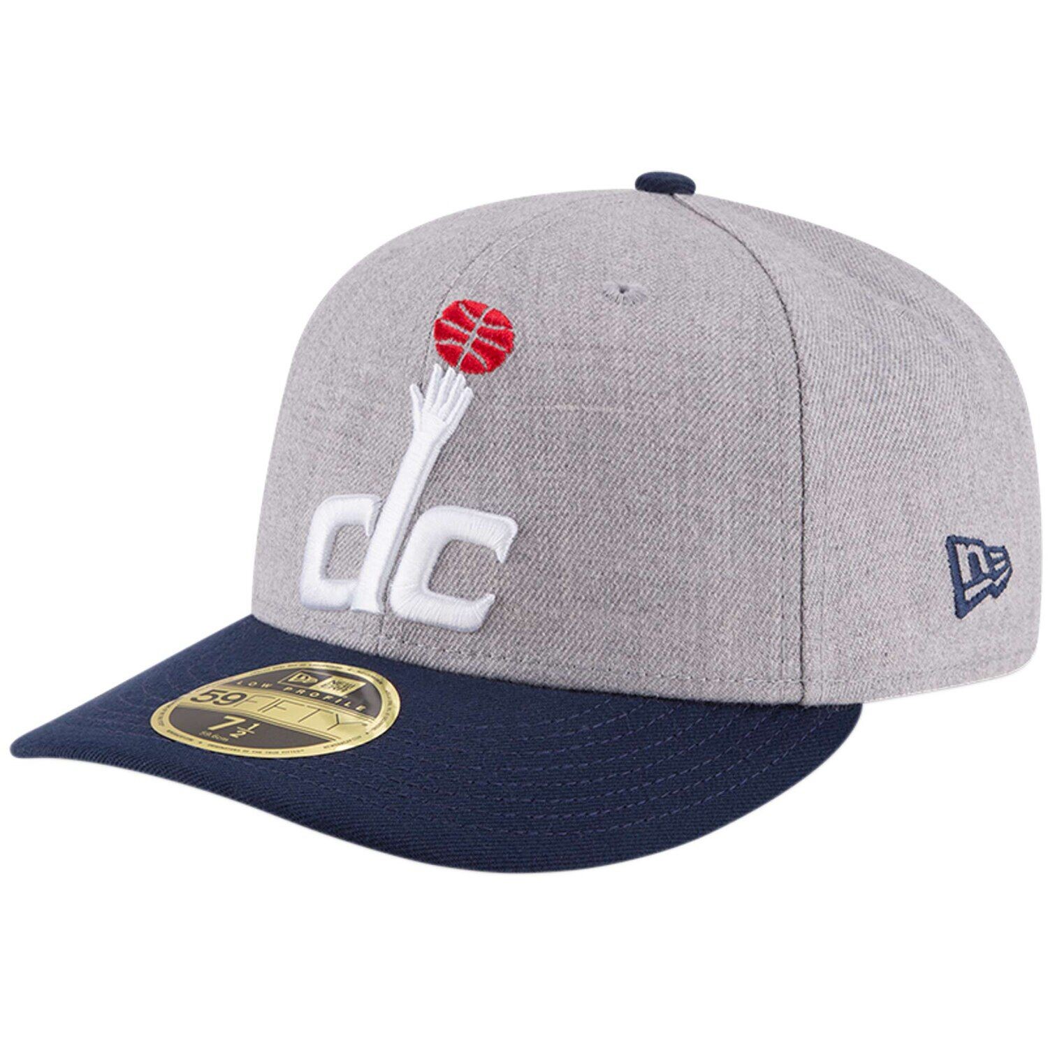 Мужская двухцветная низкопрофильная шляпа New Era Heathered Grey/темно-синего цвета Washington Wizards 59FIFTY
Мужская двухцветная низкопрофильная шляпа New Era Heathered Grey/темно-синего цвета Washington Wizards 59FIFTY
