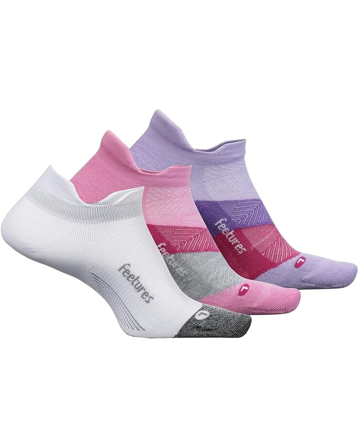 Носки Feetures Elite Max Cushion No Show Tab 3-Pair Pack, цвет White/Push-Thru Pink/Lace Up Lavender
Носки Feetures Elite Max Cushion No Show Tab 3-Pair Pack, цвет White/Push-Thru Pink/Lace Up Lavender