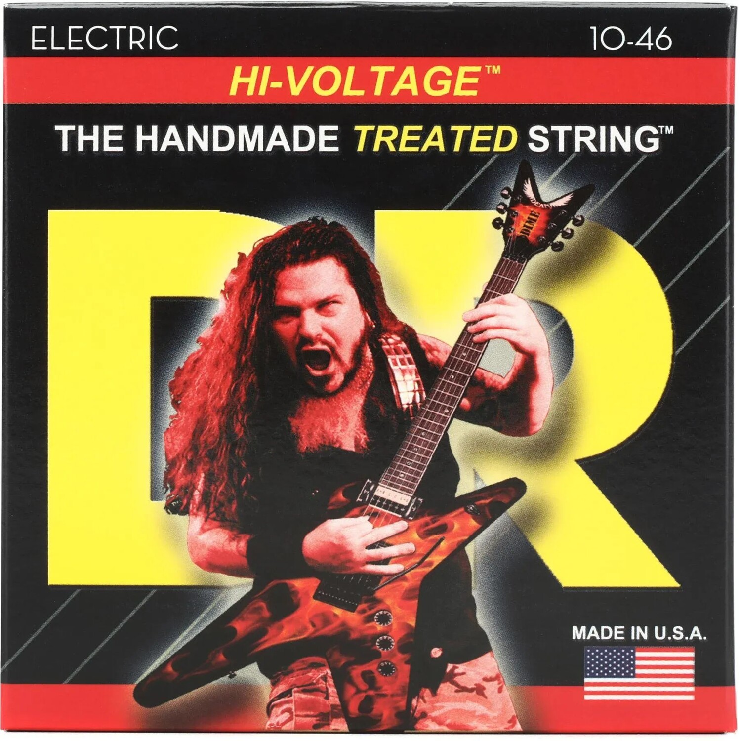 DR Strings DBG-10 Высоковольтные струны для электрогитары Dimebag Darrell Signature — .010-.046
DR Strings DBG-10 Высоковольтные струны для электрогитары Dimebag Darrell Signature — .010-.046