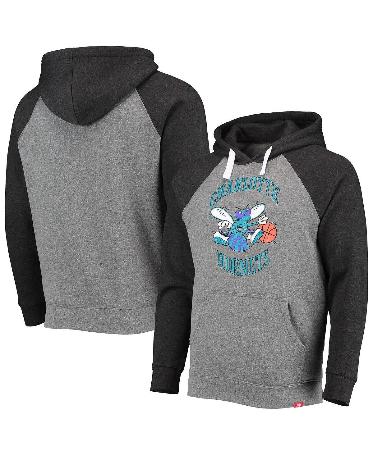 Мужская серо-черная толстовка с капюшоном Charlotte Hornets Olsen Colorblock реглан, трехцветный пуловер Sportiqe, Черный
Мужская серо-черная толстовка с капюшоном Charlotte Hornets Olsen Colorblock реглан, трехцветный пуловер Sportiqe, Черный
