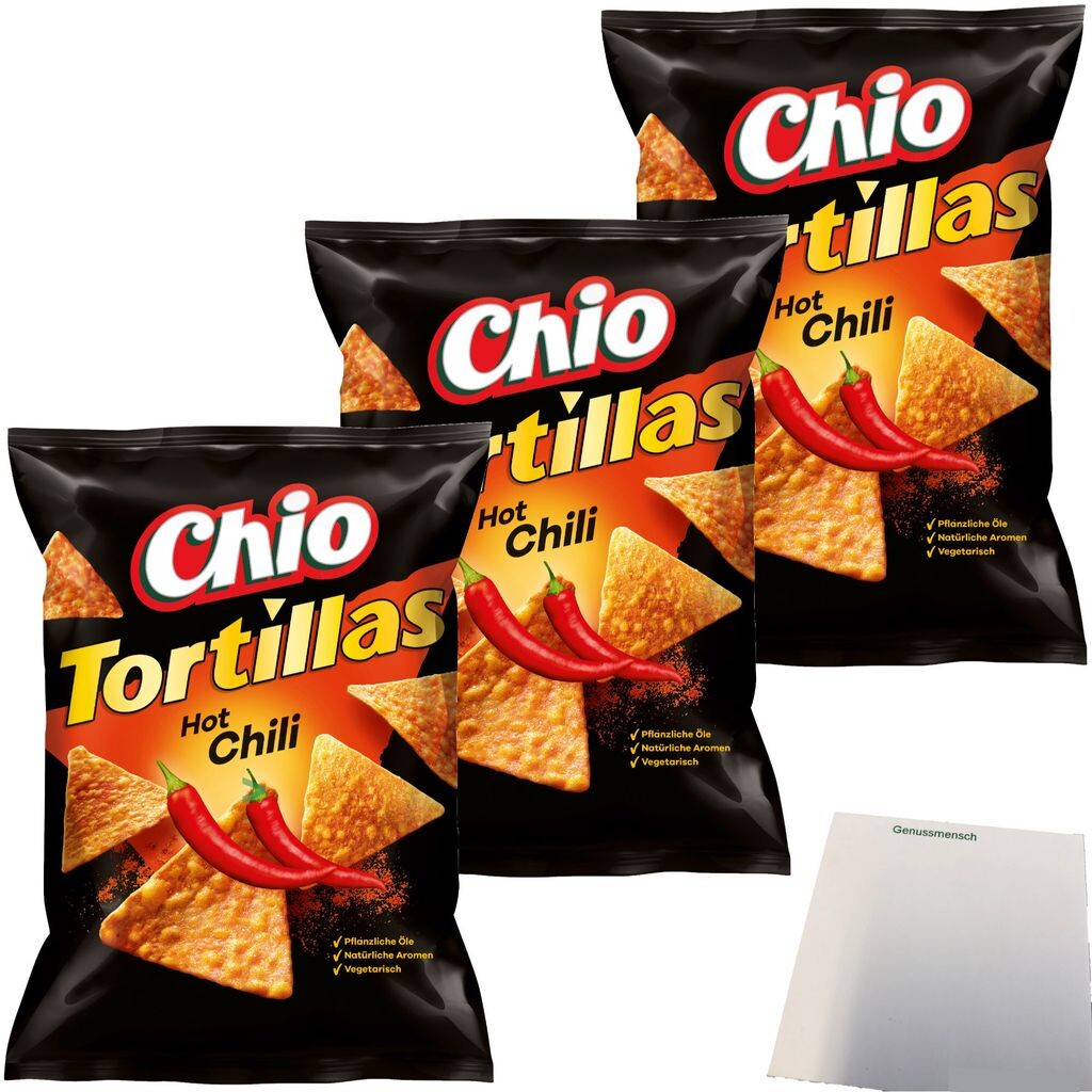 Chio Tortillas Hot Chilli Упаковка из 3 штук (3 упаковки по 110 г) + блок usy
Chio Tortillas Hot Chilli Упаковка из 3 штук (3 упаковки по 110 г) + блок usy