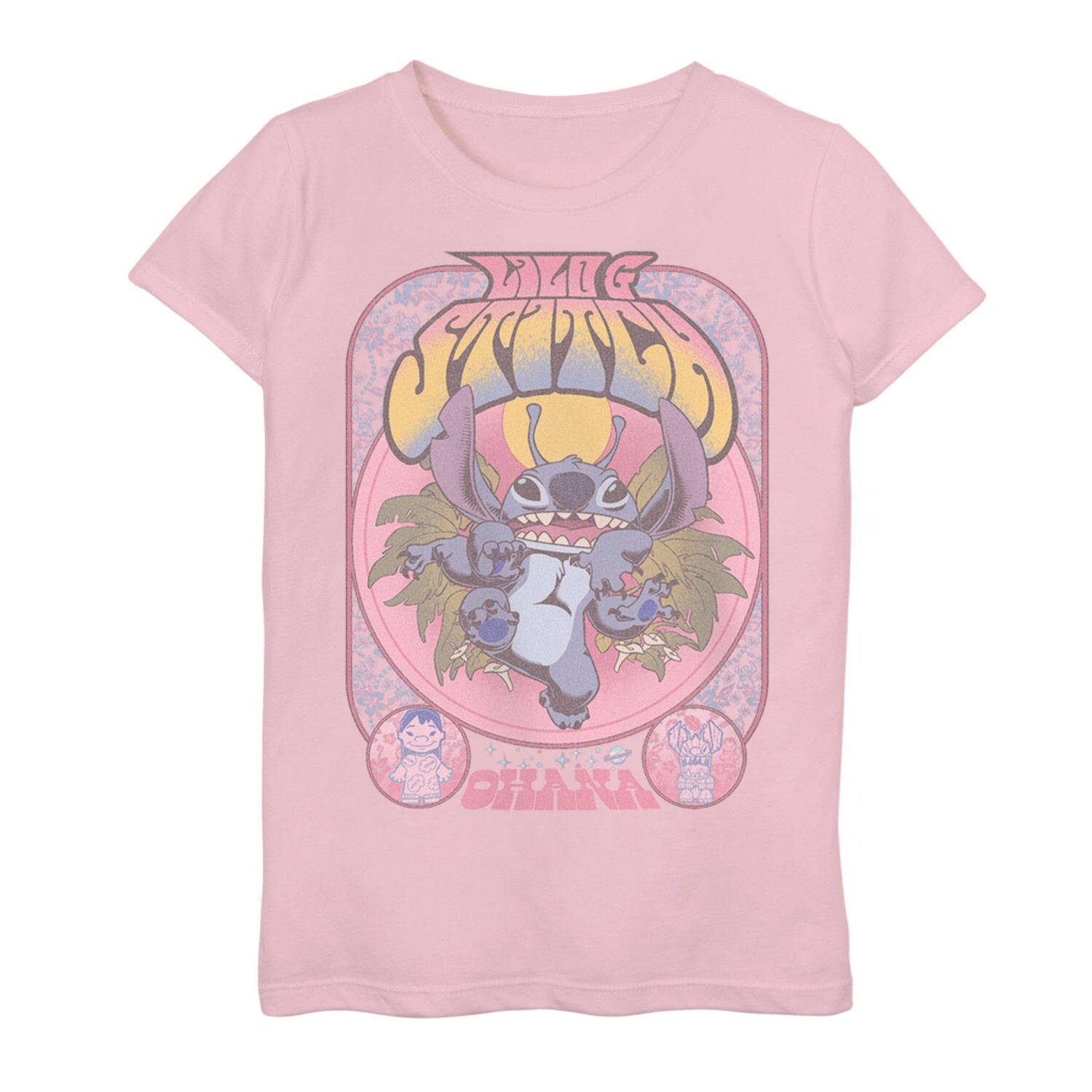 Футболка с рисунком Stitchadelic для девочек 7–16 лет Disney's Lilo & Stitch Licensed Character
Футболка с рисунком Stitchadelic для девочек 7–16 лет Disney's Lilo & Stitch Licensed Character