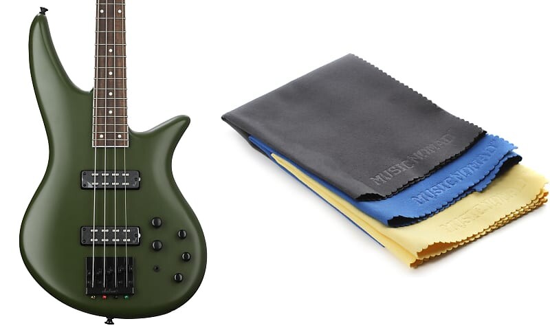 Электрическая бас-гитара Jackson X Series Spectra SBX IV — матовый армейский серый комплект с супермягкой салфеткой для полировки замши MusicNomad из микрофибры (3 шт. в упаковке) Jackson + MusicNomad 2919904520=1 MN203=1
Электрическая бас-гитара Jackson X Series Spectra SBX IV — матовый армейский серый комплект с супермягкой салфеткой для полировки замши MusicNomad из микрофибры (3 шт. в упаковке) Jackson + MusicNomad 2919904520=1 MN203=1