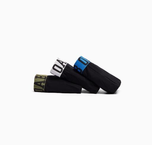 Набор боксеров с цветным принтом Bershka 3-pack Of Coloured Print With Waistband, черный
Набор боксеров с цветным принтом Bershka 3-pack Of Coloured Print With Waistband, черный