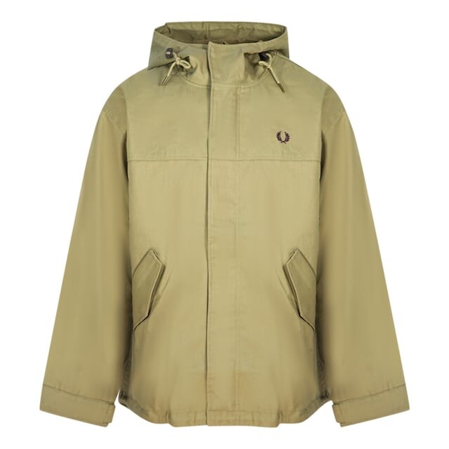 J1541 363 бежевая куртка-парка Fred Perry, коричневый 
J1541 363 бежевая куртка-парка Fred Perry, коричневый