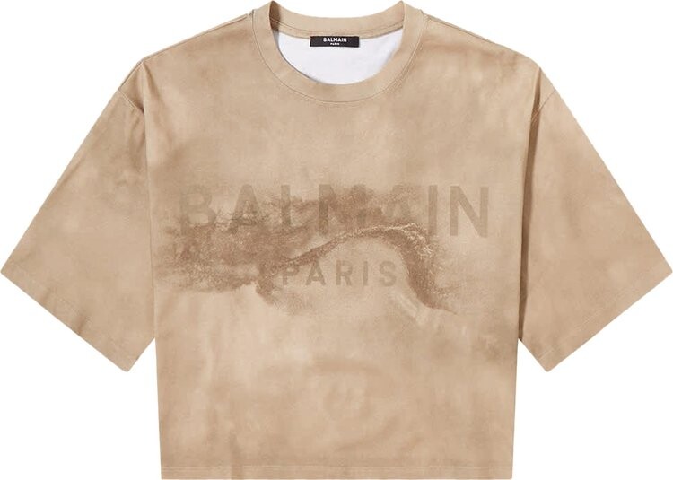 Футболка Balmain Eco Responsible Cropped Cotton T-Shirt With Logo Print Molt/Sand, разноцветный
Футболка Balmain Eco Responsible Cropped Cotton T-Shirt With Logo Print Molt/Sand, разноцветный