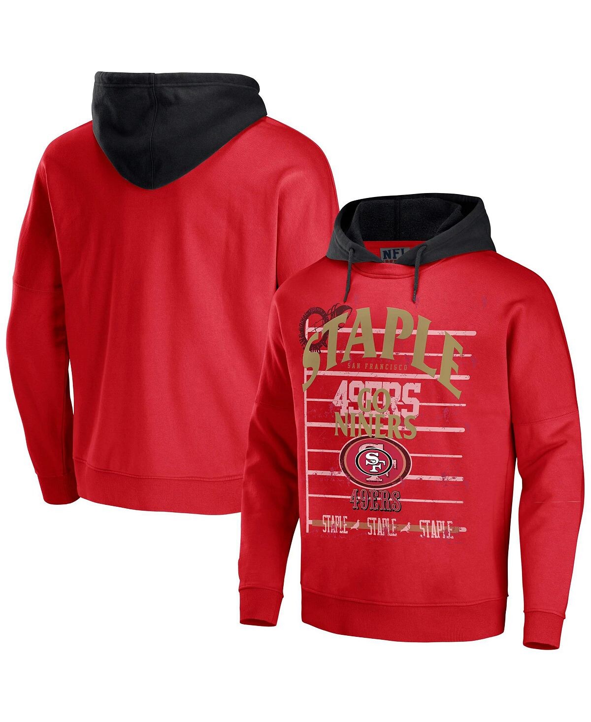 Мужская футболка nfl x staple red san francisco 49ers oversized gridiron vintage-like wash pullover hoodie NFL Properties, красный
Мужская футболка nfl x staple red san francisco 49ers oversized gridiron vintage-like wash pullover hoodie NFL Properties, красный