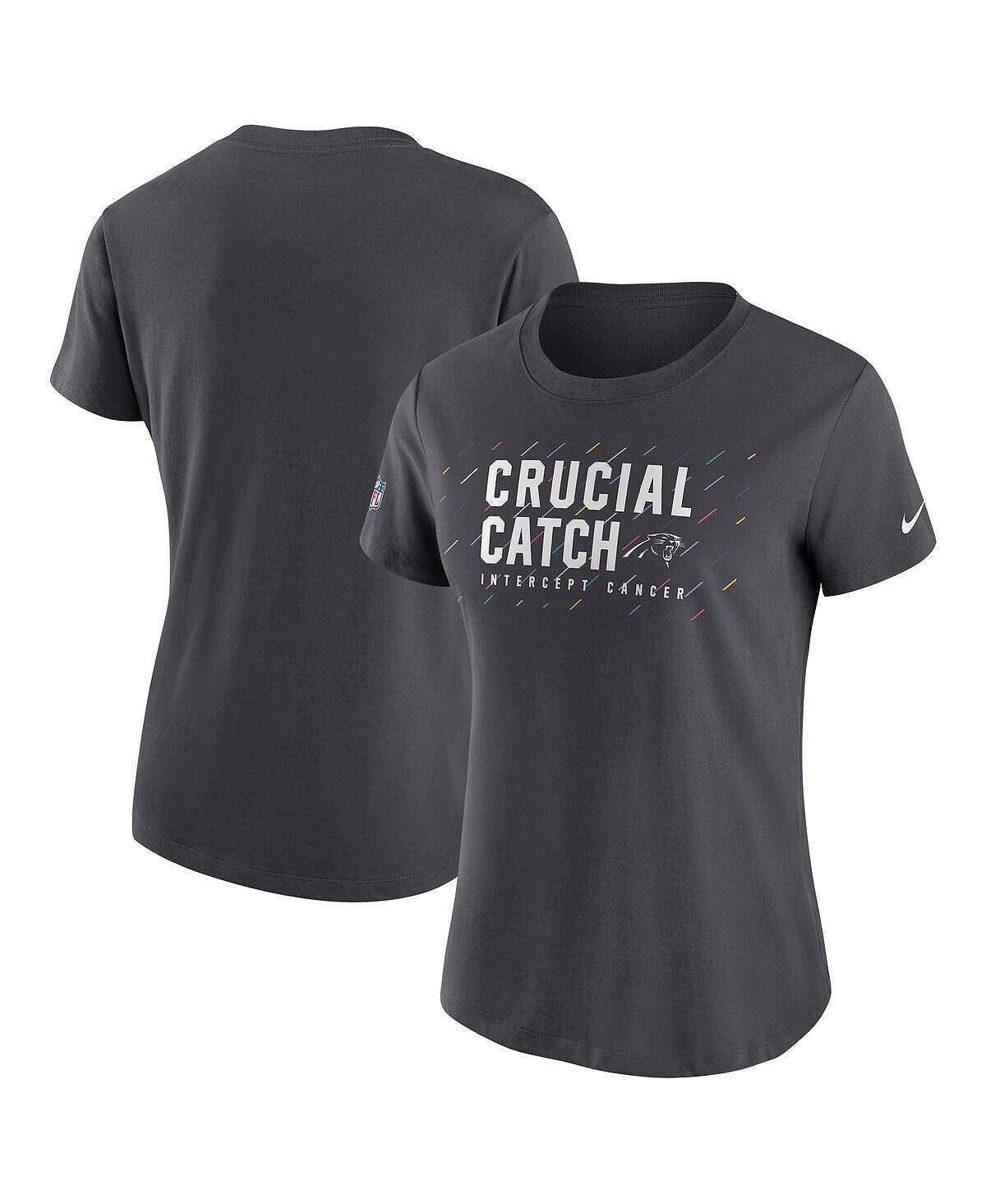 Женская антрацитовая футболка carolina panthers 2021 nfl crucial catch performance Nike
Женская антрацитовая футболка carolina panthers 2021 nfl crucial catch performance Nike
