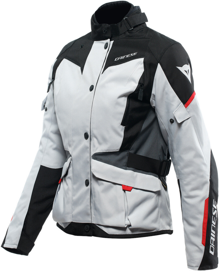 Dainese Tempest 3 D-Dry Дамы Мотоцикл Текстильная куртка, светло-серый/черный/красный
Dainese Tempest 3 D-Dry Дамы Мотоцикл Текстильная куртка, светло-серый/черный/красный