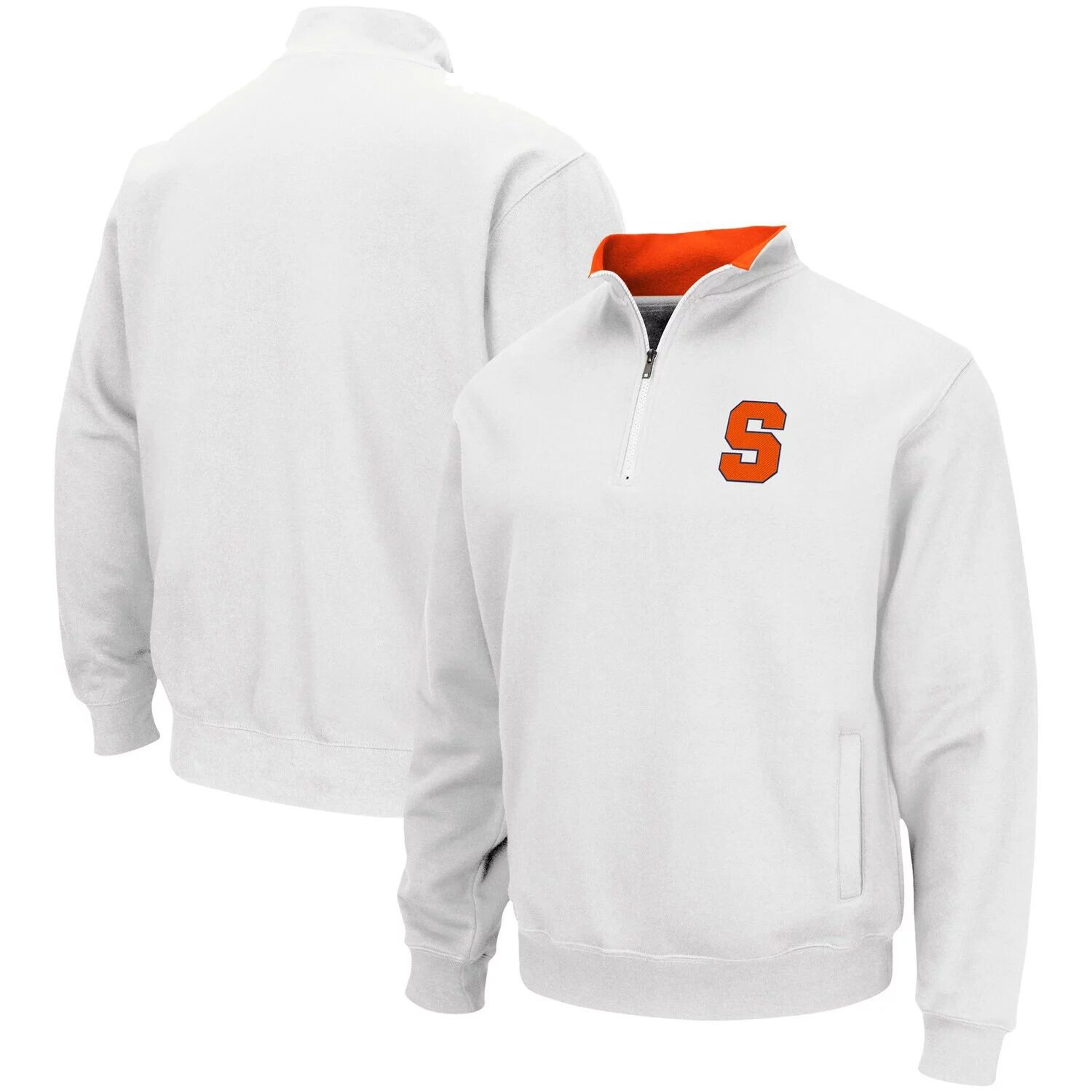 Мужская белая куртка с молнией на четверть и логотипом Syracuse Orange Tortugas Team Colosseum, Белый
Мужская белая куртка с молнией на четверть и логотипом Syracuse Orange Tortugas Team Colosseum, Белый