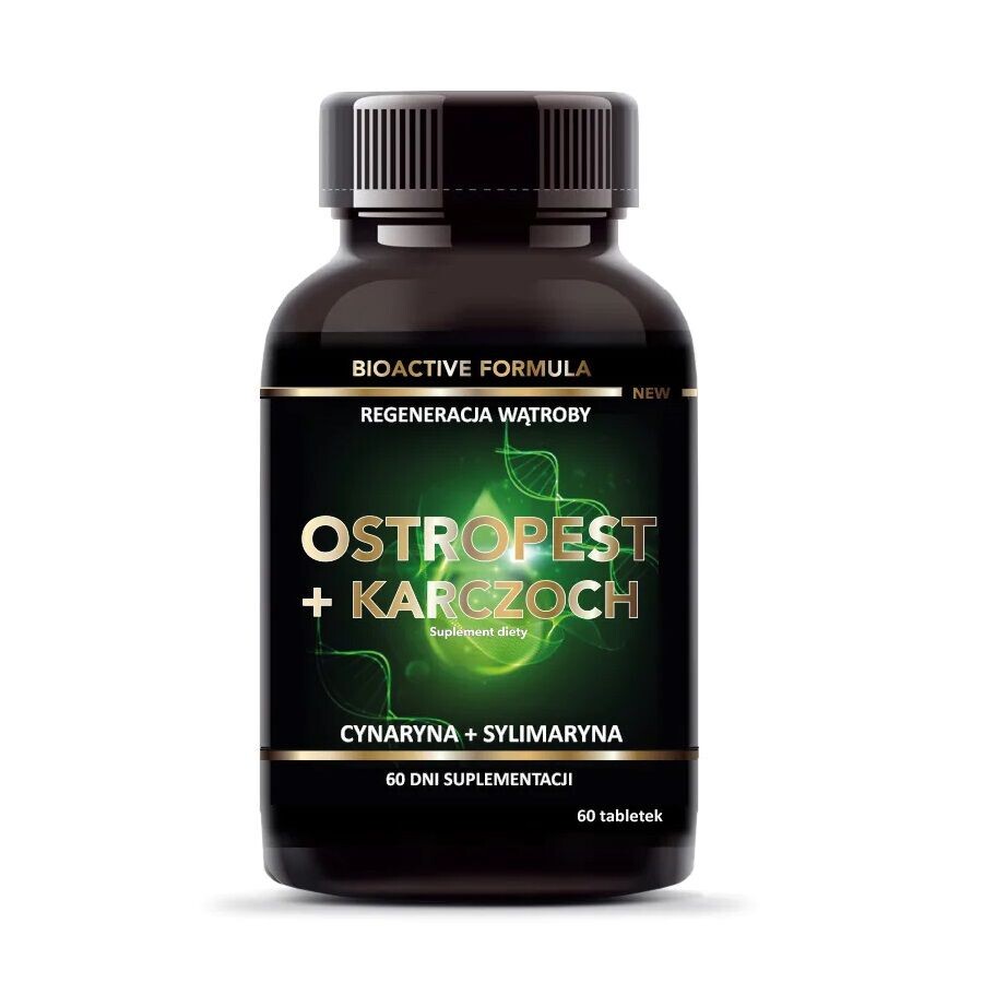 Intenson Ostropest & Karczoch биологически активная добавка, 60 таблеток/1 упаковка
Intenson Ostropest & Karczoch биологически активная добавка, 60 таблеток/1 упаковка