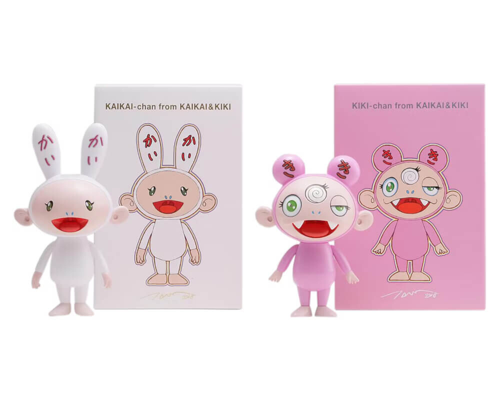 Набор виниловых фигурок Takashi Murakami Kaikai & Kiki, 2 фигурки, мультиколор
Набор виниловых фигурок Takashi Murakami Kaikai & Kiki, 2 фигурки, мультиколор