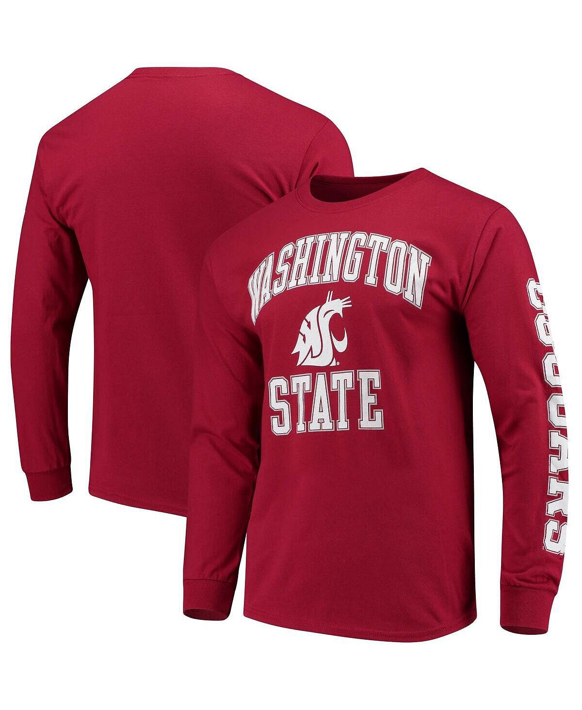 Мужская темно-красная футболка с длинным рукавом с логотипом washington state cougars Fanatics
Мужская темно-красная футболка с длинным рукавом с логотипом washington state cougars Fanatics