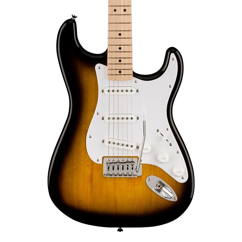 Электрогитара Squier Sonic Stratocaster - 2-Color Sunburst with Maple Fingerboard & White Pickguard
Электрогитара Squier Sonic Stratocaster - 2-Color Sunburst with Maple Fingerboard & White Pickguard