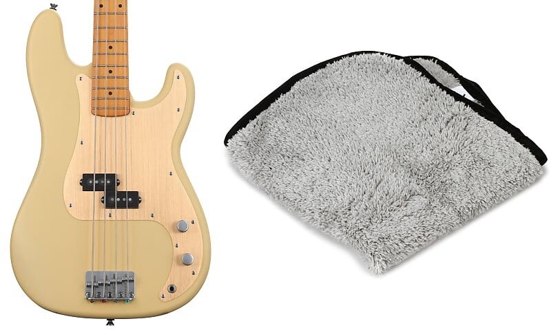 Squier 40th Anniversary Vintage Edition Precision Bass - Satin Vintage Blonde Bundle с плюшевой салфеткой из микрофибры Fender Premium Plush Squier + Fender 0379530507=1 0990525000=1
Squier 40th Anniversary Vintage Edition Precision Bass - Satin Vintage Blonde Bundle с плюшевой салфеткой из микрофибры Fender Premium Plush Squier + Fender 0379530507=1 0990525000=1