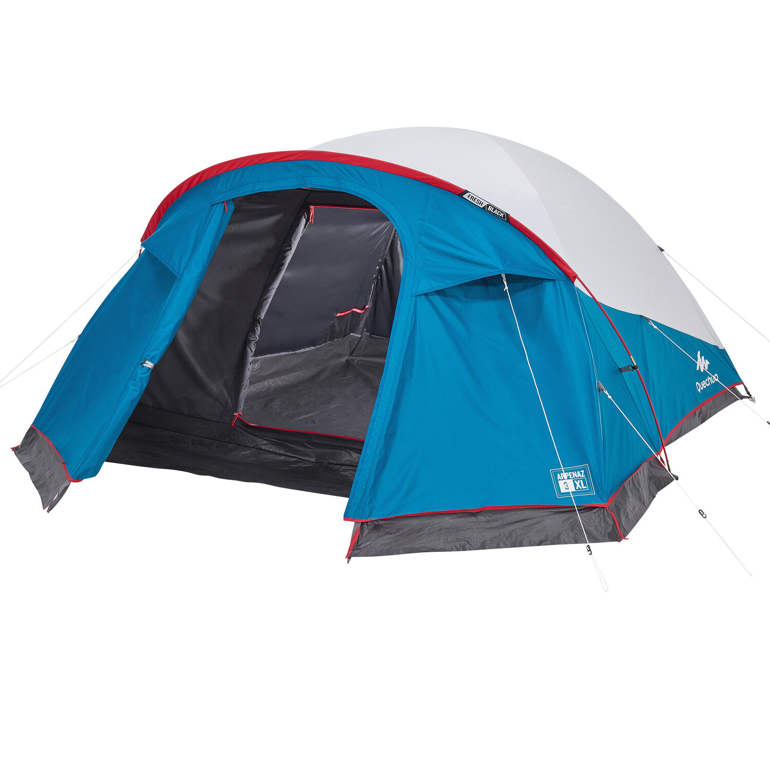 Палатка Quechua Arpenaz Fresh&Black XL для кемпинга 3-х местная, белый / голубой
Палатка Quechua Arpenaz Fresh&Black XL для кемпинга 3-х местная, белый / голубой