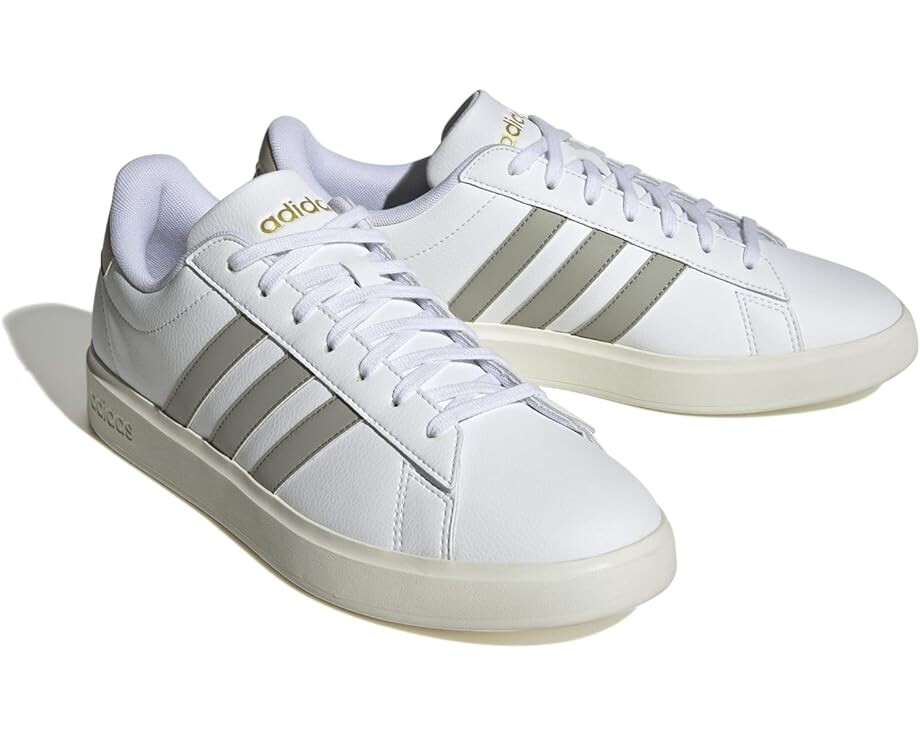 Кроссовки Adidas Grand Court 2.0, цвет Footwear White/Silver Pebble/Wonder Beige
Кроссовки Adidas Grand Court 2.0, цвет Footwear White/Silver Pebble/Wonder Beige