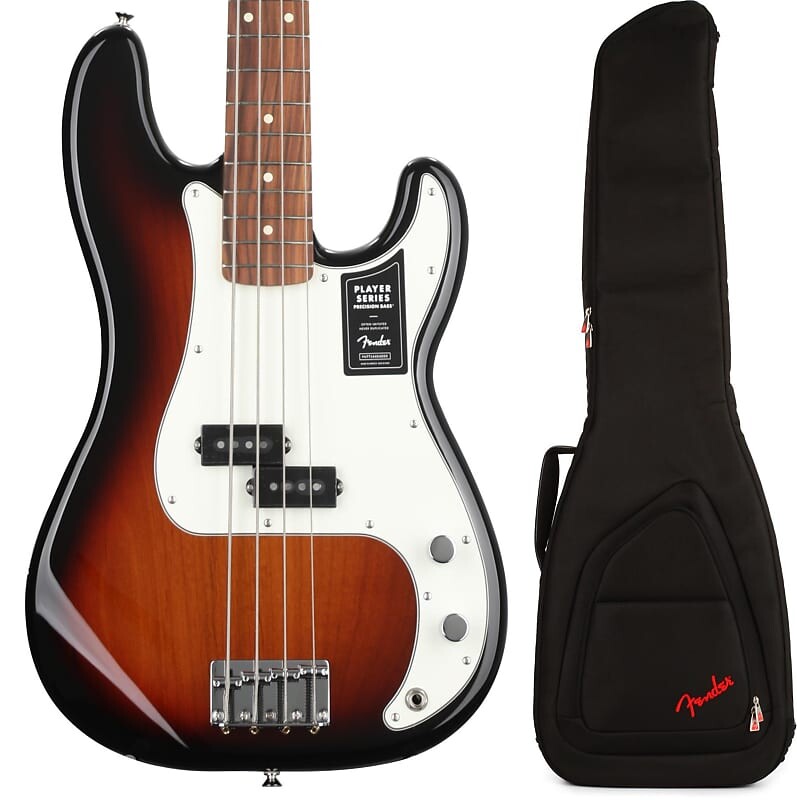 Fender Player Precision Bass - 3-Tone Sunburst с накладкой Pau Ferro в комплекте с Fender FB620 Electric Bass Gig Bag - Black 0149803500=1 0991522406=1
Fender Player Precision Bass - 3-Tone Sunburst с накладкой Pau Ferro в комплекте с Fender FB620 Electric Bass Gig Bag - Black 0149803500=1 0991522406=1