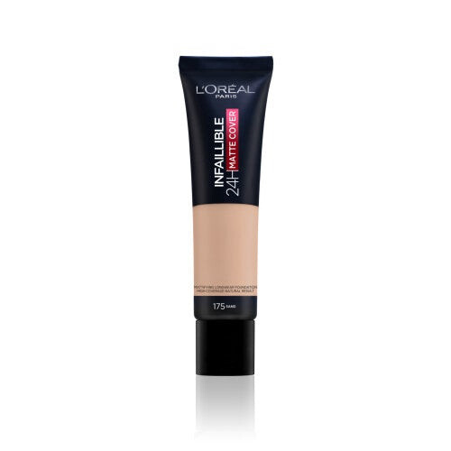 L'Oreal Paris Infallible 24H Matte Cover Foundation Стойкая матирующая основа 175 Sand 30мл
L'Oreal Paris Infallible 24H Matte Cover Foundation Стойкая матирующая основа 175 Sand 30мл
