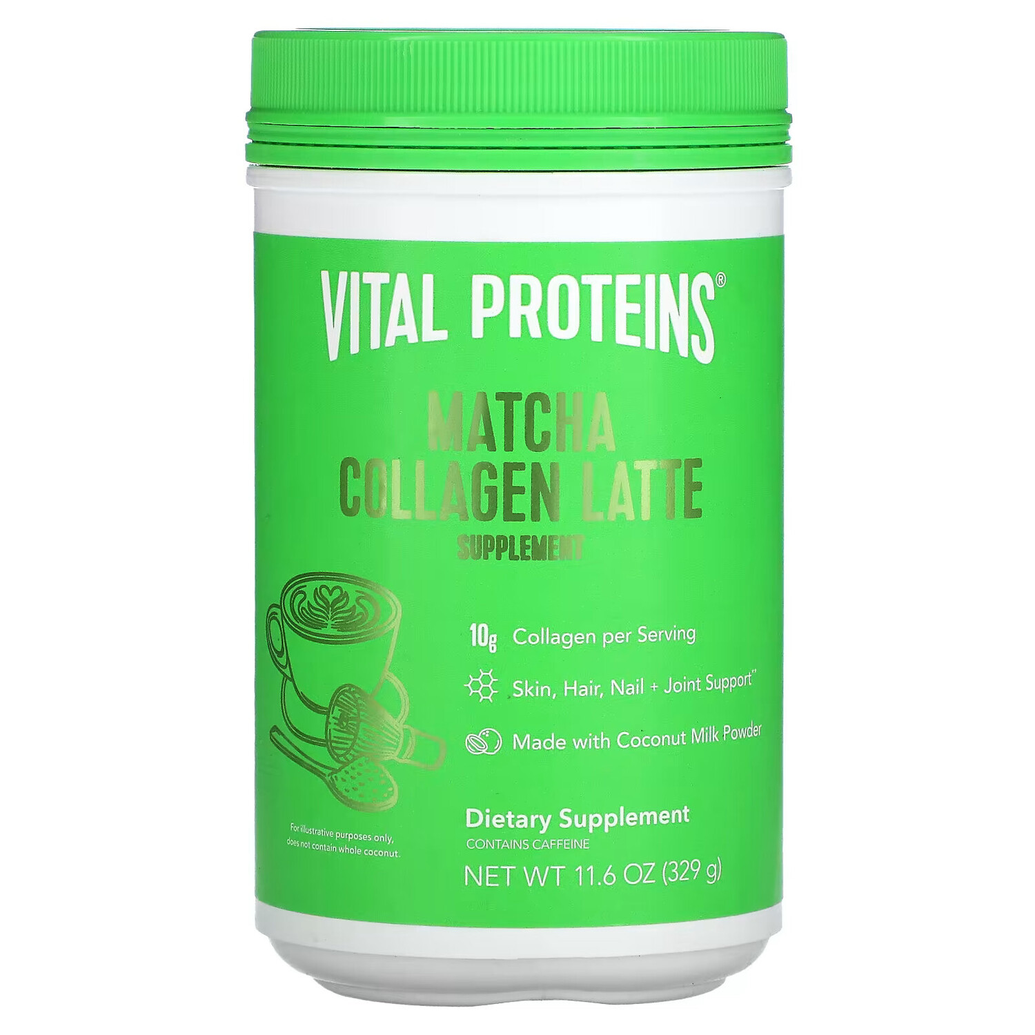 Vital Proteins, Матча латте с коллагеном, без вкусовых добавок, 329 г (11,6 унции)
Vital Proteins, Матча латте с коллагеном, без вкусовых добавок, 329 г (11,6 унции)