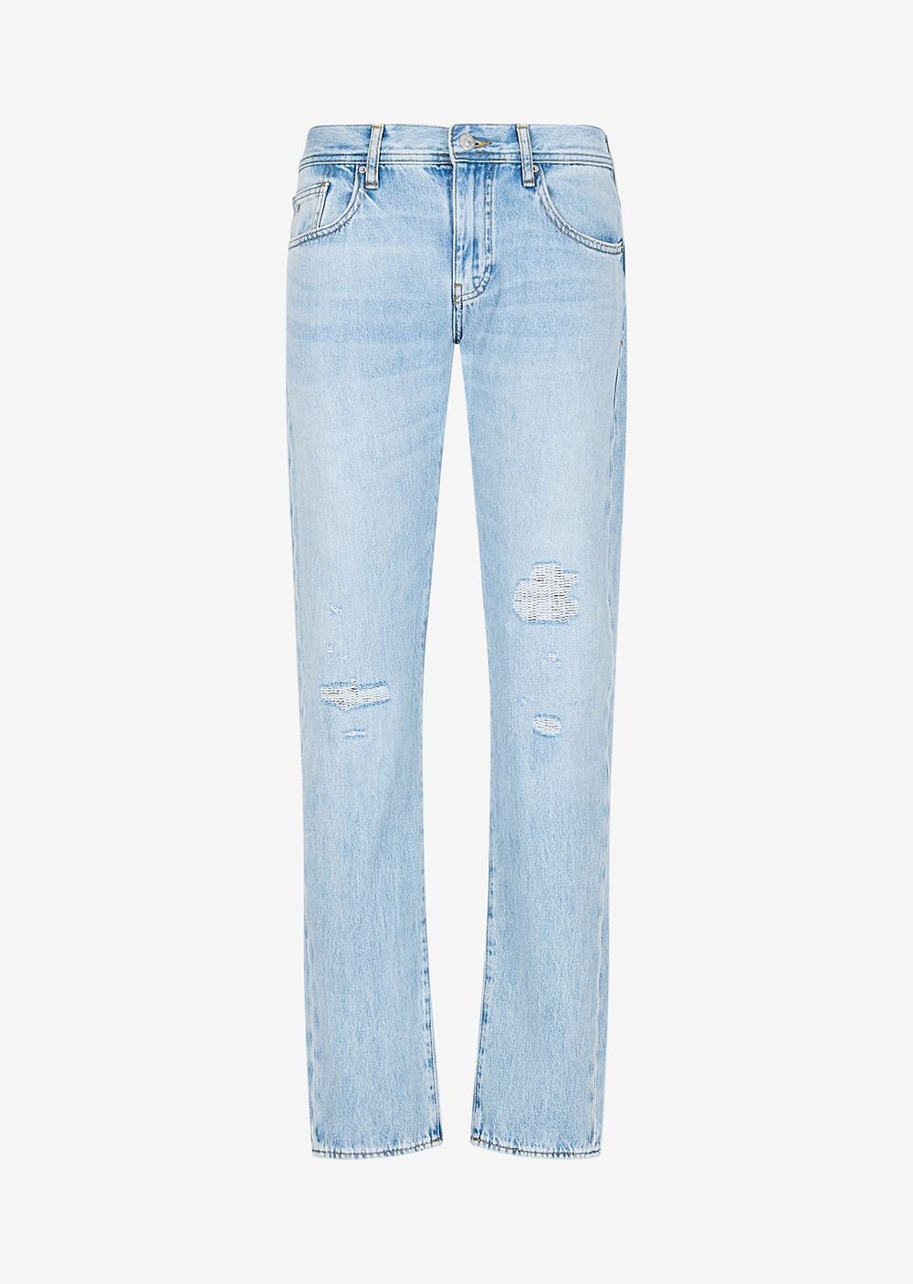 Джинсы J13 узкого кроя из неэластичного денима из органического хлопка Armani Exchange, синий
Джинсы J13 узкого кроя из неэластичного денима из органического хлопка Armani Exchange, синий