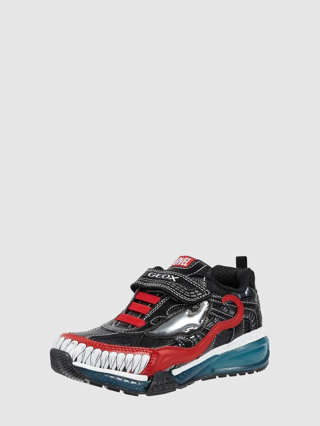 Кроссовки на застежке-липучке модель "Байоник" Geox, черный 
Кроссовки на застежке-липучке модель "Байоник" Geox, черный