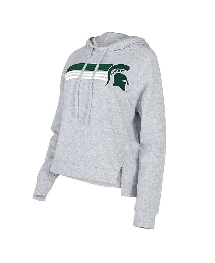Женский серый пуловер с капюшоном Michigan State Spartans Cedar Tri-Blend реглан Concepts Sport, серый
Женский серый пуловер с капюшоном Michigan State Spartans Cedar Tri-Blend реглан Concepts Sport, серый