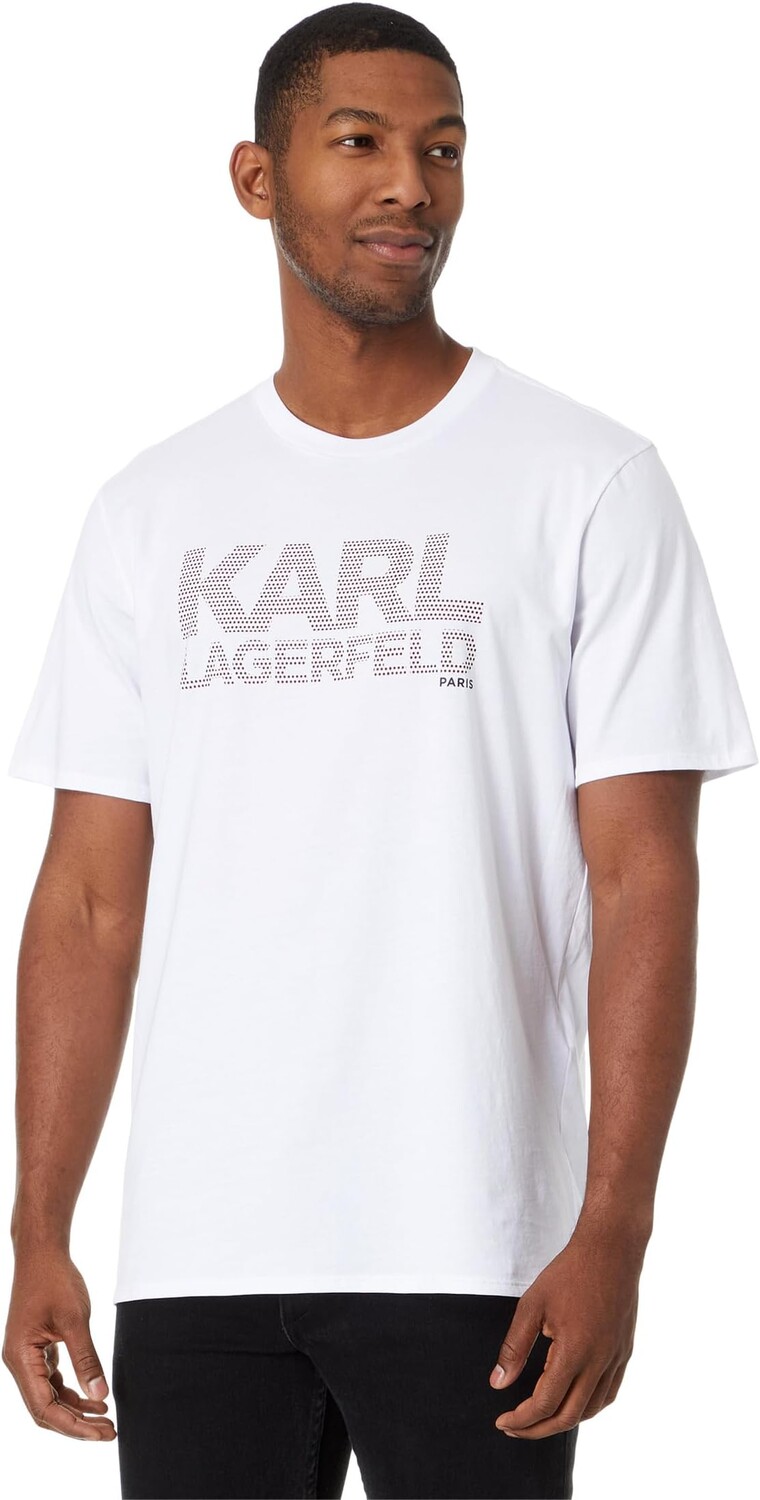 Футболка с коротким рукавом и круглым вырезом с логотипом Karl Lagerfeld Paris, белый
Футболка с коротким рукавом и круглым вырезом с логотипом Karl Lagerfeld Paris, белый