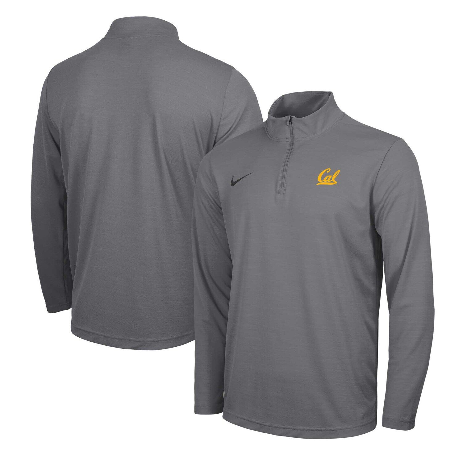 Мужская серая футболка с молнией четверти Cal Bears Intensity Performance Nike, Серый
Мужская серая футболка с молнией четверти Cal Bears Intensity Performance Nike, Серый