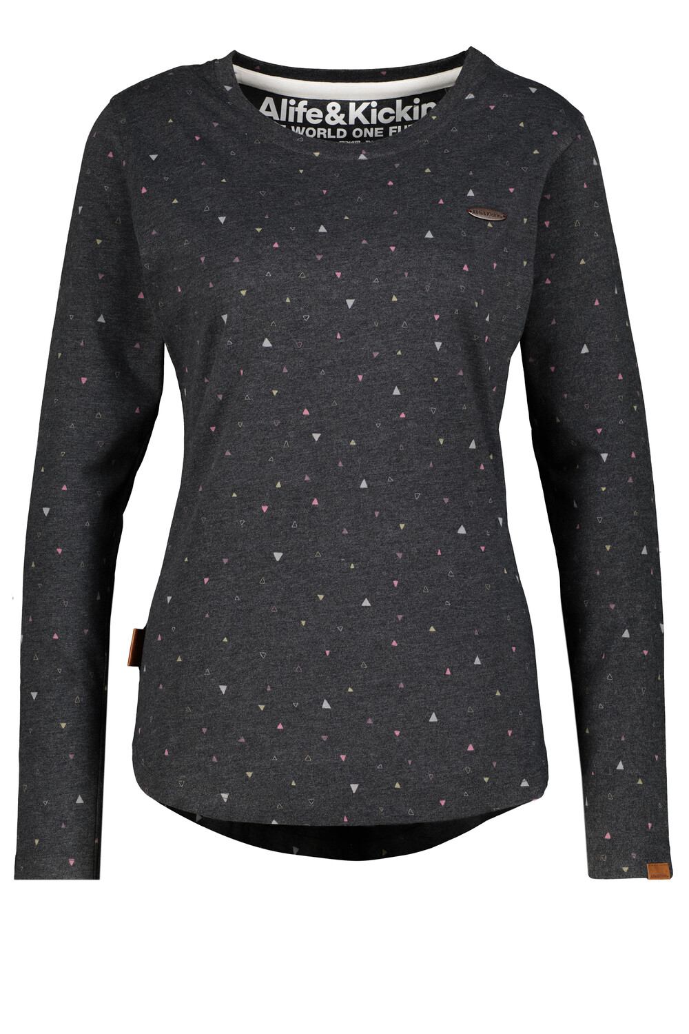 Лонгслив alife and kickin Langarmshirt,, Shirt, Longshirt, Oversize Shirt LeaAK B, цвет moonless melange
Лонгслив alife and kickin Langarmshirt,, Shirt, Longshirt, Oversize Shirt LeaAK B, цвет moonless melange
