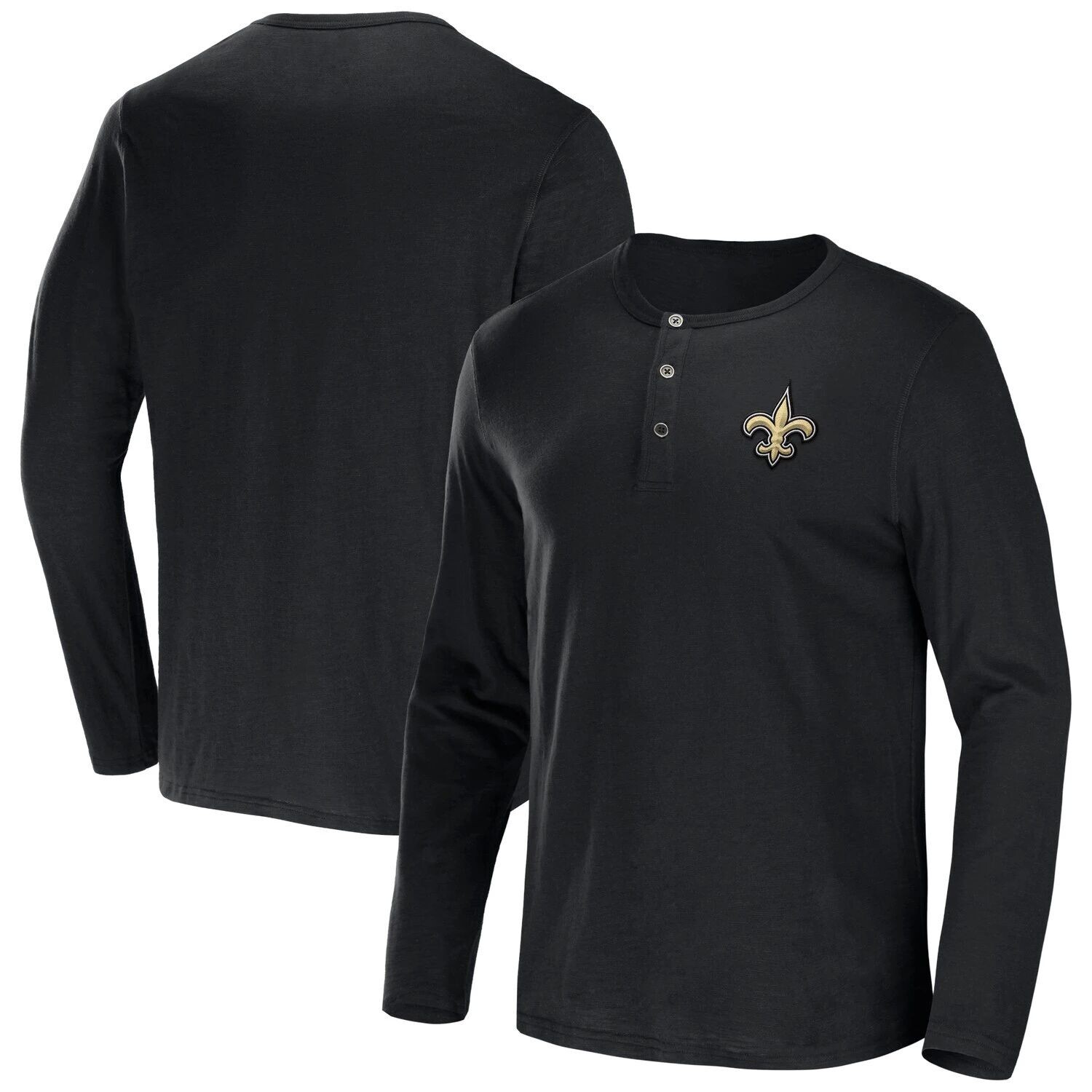 Мужская футболка NFL x Darius Rucker Collection от Fanatics Black New Orleans Saints Slub Jersey Футболка с длинными рукавами Henley
Мужская футболка NFL x Darius Rucker Collection от Fanatics Black New Orleans Saints Slub Jersey Футболка с длинными рукавами Henley