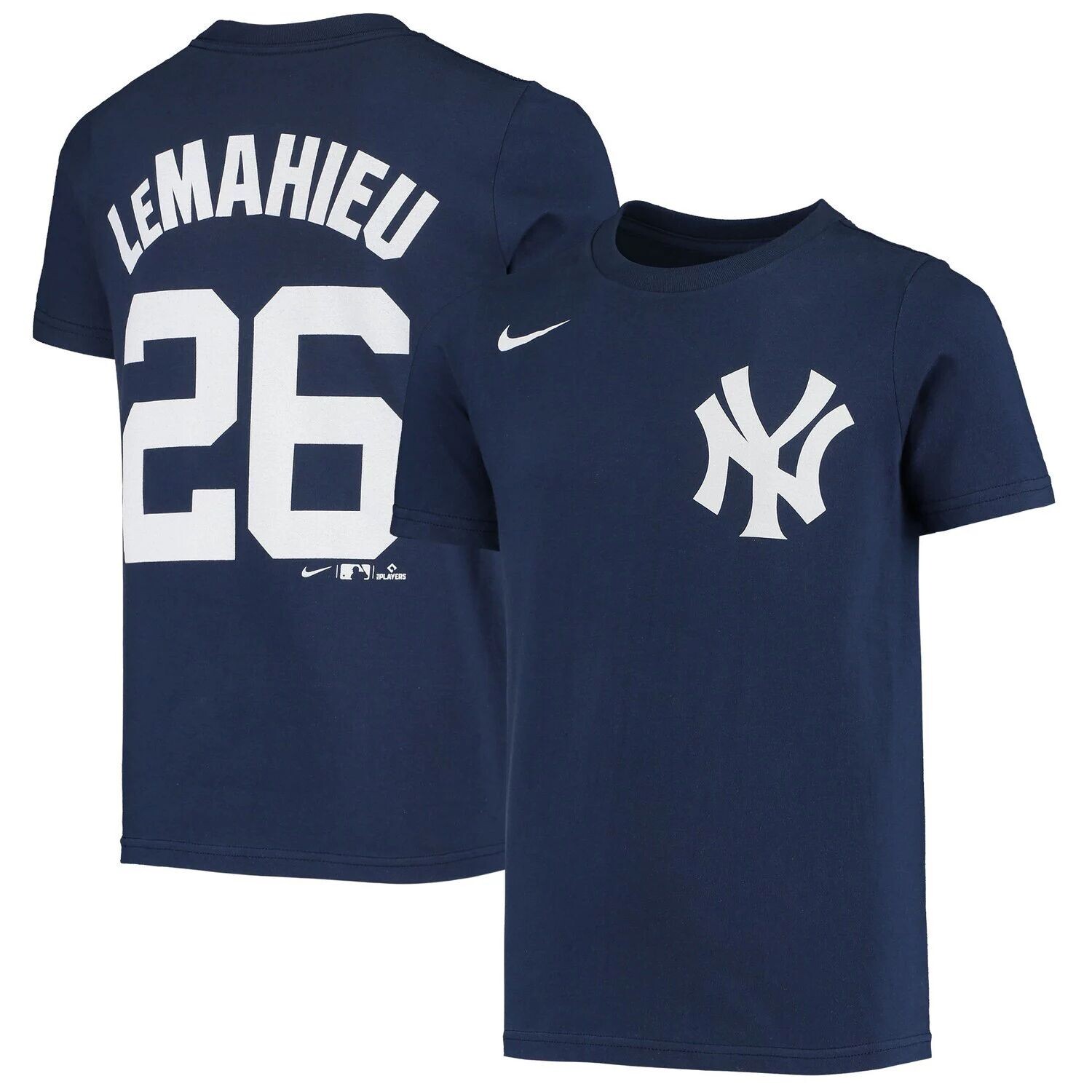 Молодежная футболка Nike DJ LeMahieu темно-синего цвета с именем и номером игрока New York Yankees Nike
Молодежная футболка Nike DJ LeMahieu темно-синего цвета с именем и номером игрока New York Yankees Nike