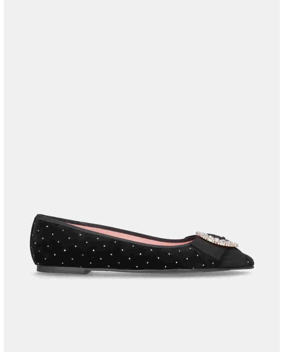Женские балетки из черного бархата с блестками и брошью Pretty Ballerinas, черный
Женские балетки из черного бархата с блестками и брошью Pretty Ballerinas, черный