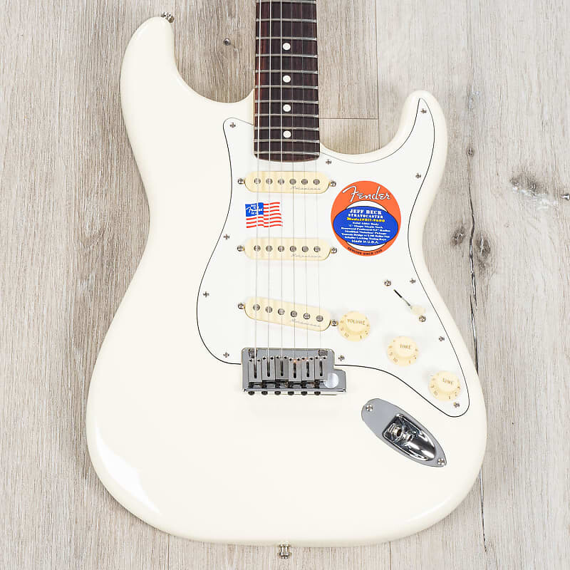 Электрогитара Fender Jeff Beck Stratocaster Guitar, Rosewood Fretboard, Olympic White
Электрогитара Fender Jeff Beck Stratocaster Guitar, Rosewood Fretboard, Olympic White