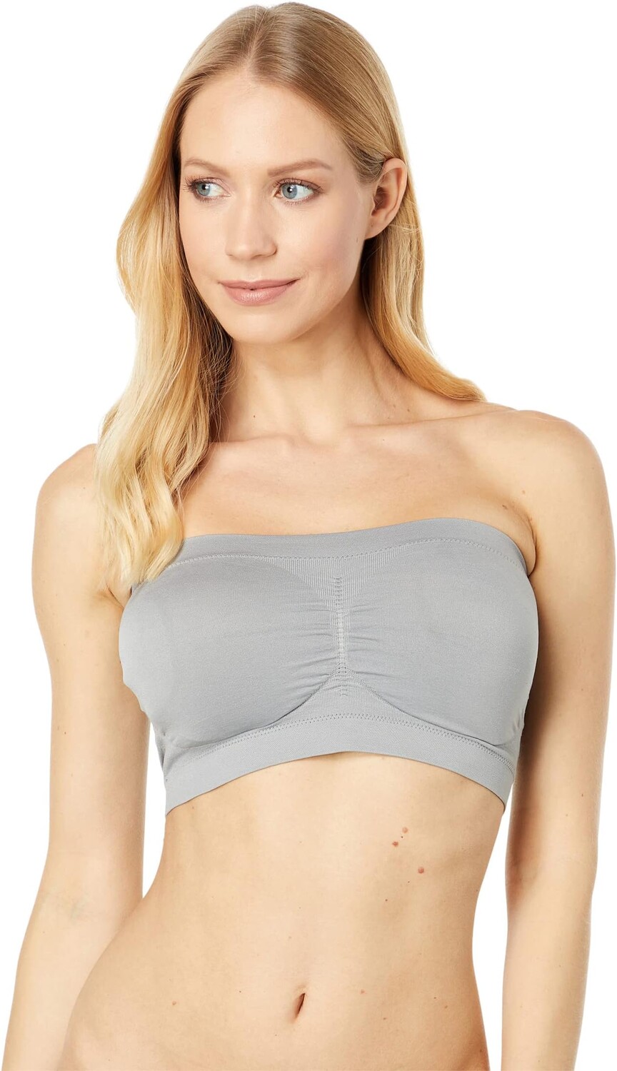 Бюстгальтер Yummie Nylon Seamless Bandeau Bra w/ Removable Pads, цвет Shark Skin
Бюстгальтер Yummie Nylon Seamless Bandeau Bra w/ Removable Pads, цвет Shark Skin