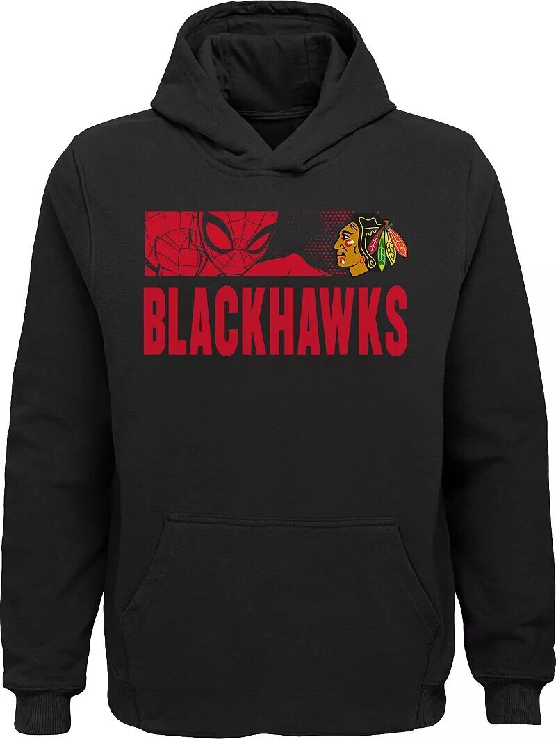 Outerstuff Черная пуловерная толстовка с капюшоном NHL Youth Chicago Blackhawks Marvel
Outerstuff Черная пуловерная толстовка с капюшоном NHL Youth Chicago Blackhawks Marvel