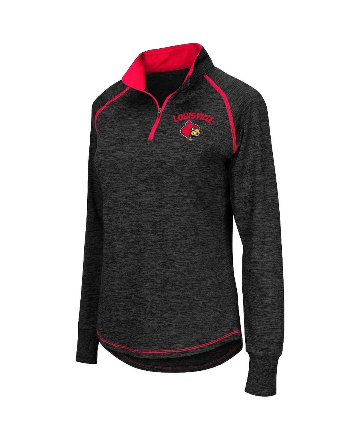 Женская черная куртка Louisville Cardinals Bikram с длинным рукавом и молнией 1/4 Colosseum, черный
Женская черная куртка Louisville Cardinals Bikram с длинным рукавом и молнией 1/4 Colosseum, черный