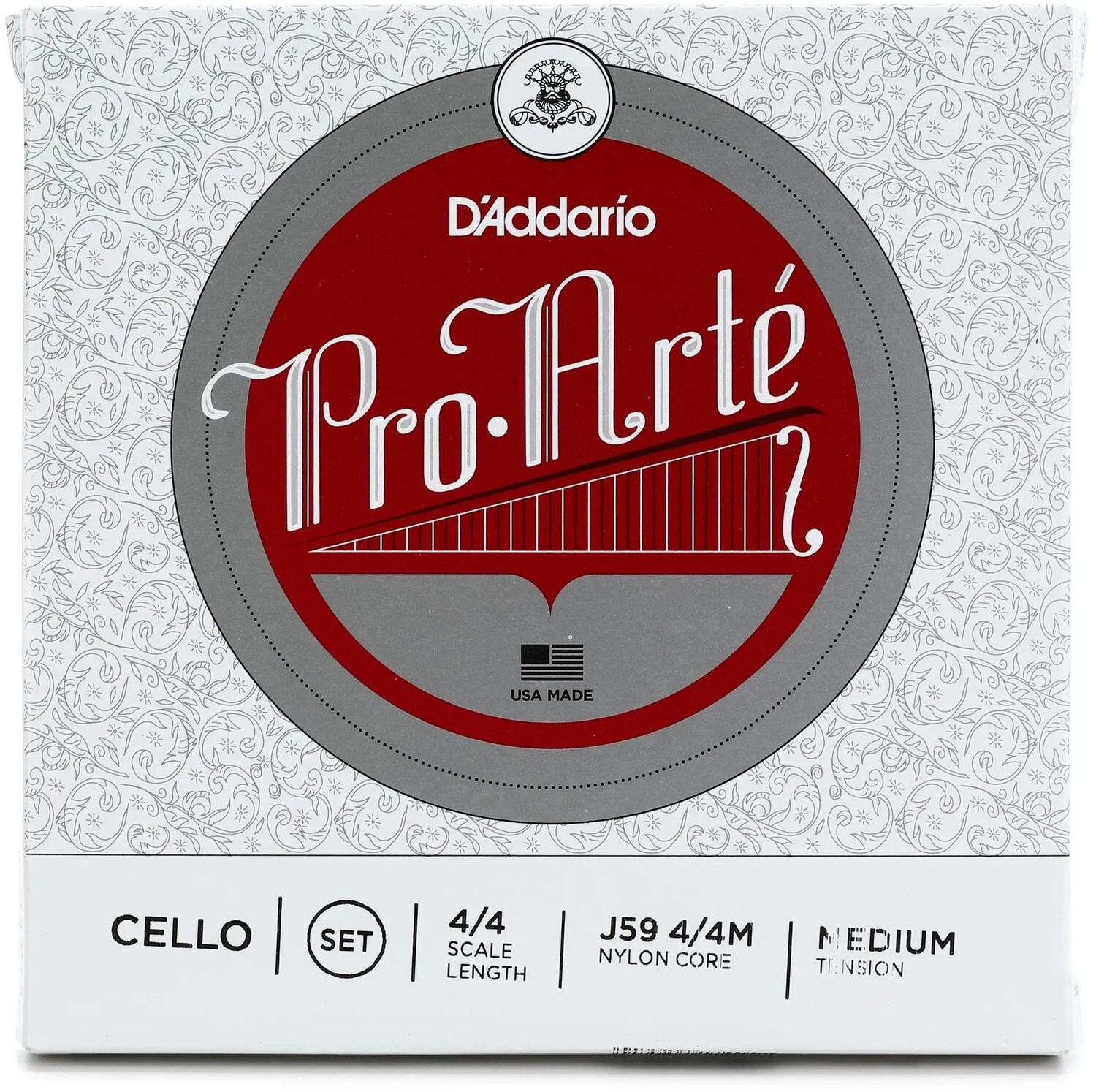 D'Addario J59 Pro-Arte Набор струн для виолончели, размер 4/4, среднее натяжение
D'Addario J59 Pro-Arte Набор струн для виолончели, размер 4/4, среднее натяжение